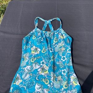 Prana yoga tank with shelf bra